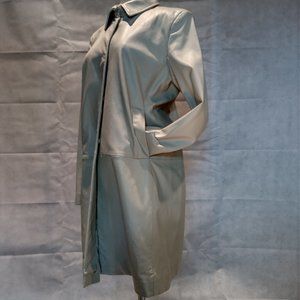 Kenneth Cole Leather Trench Coat